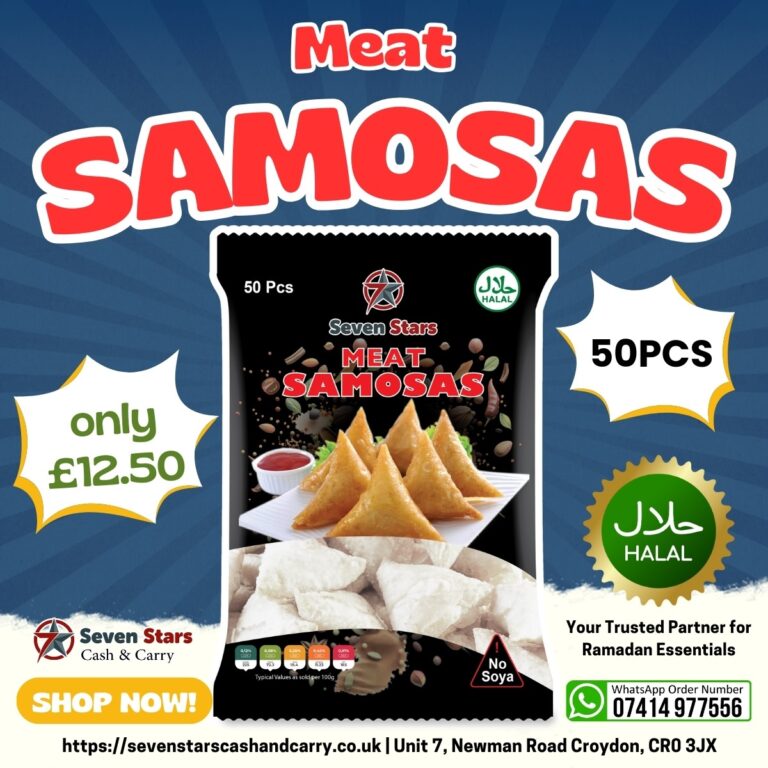 Seven Stars Cash and Carry Meat Samosa Ramadan Promotion 768x768